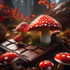Yumz Amanita Muscaria Mushroom Chocolate Bar | White Shroom Chocolate