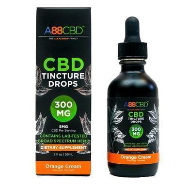 A88 CBD - CBD Tincture - Broad Spectrum Orange Cream - 300mg-buy-CBD-online