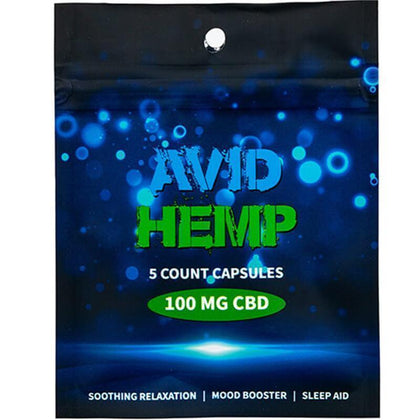 Avid Hemp - CBD Caps - Full Spectrum - 100mg-1000mg-buy-CBD-online