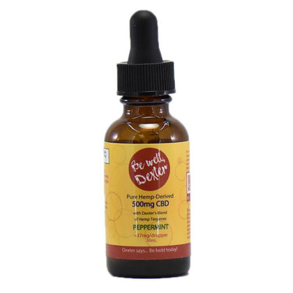 Be Well Dexter - CBD Tincture - Isolate Peppermint - 500mg-2000mg-buy-CBD-online