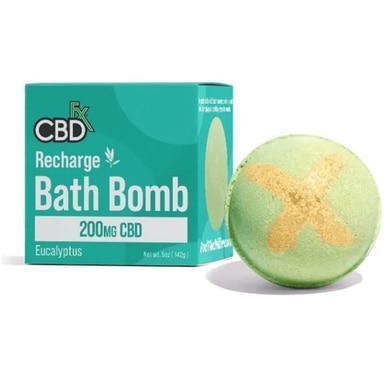 CBDfx - CBD Bath - Recharge Eucalyptus Bath Bomb - 200mg-buy-CBD-online