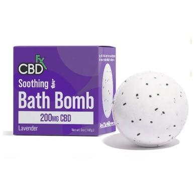 CBDfx - CBD Bath - Soothing Lavender Bath Bomb - 200mg-buy-CBD-online