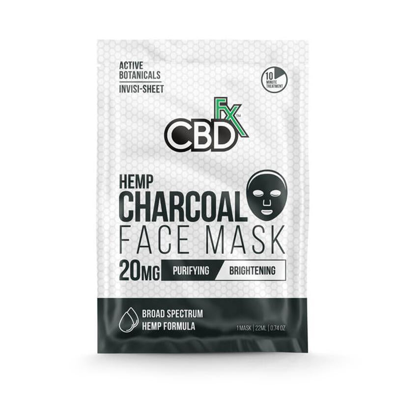 CBDfx - CBD Face Mask - Charcoal - 20mg