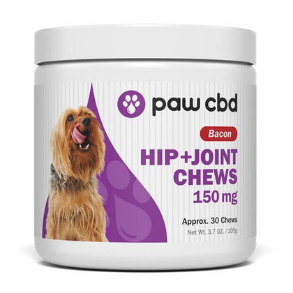 cbdMD - CBD Pet Treats - Bacon Canine Hip+Joint Chews - 150mg-600mg-buy-CBD-online