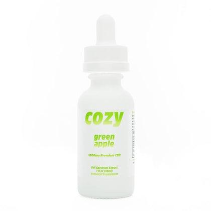 Cozy - CBD Tincture - Green Apple - 1000mg-buy-CBD-online