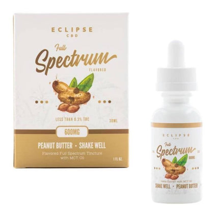 Eclipse CBD - CBD Tincture - Full Spectrum Peanut Butter - 600mg-1000mg-buy-CBD-online