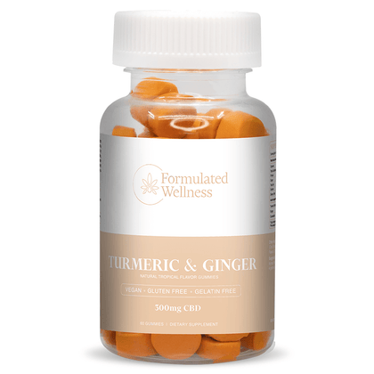 Formulated Wellness - CBD Edible - Gummies - Tumeric & Ginger - 5mg-buy-CBD-online