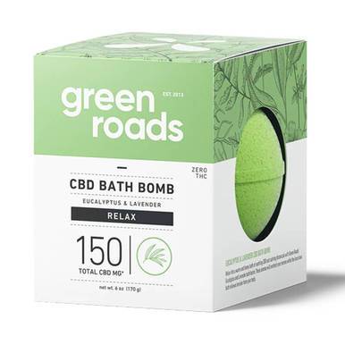 Green Roads - CBD Bath - Relax Bath Bomb - 150mg-buy-CBD-online