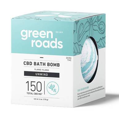 Green Roads - CBD Bath - Unwind Bath Bomb - 150mg-buy-CBD-online