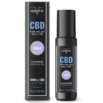 Ignite CBD - CBD Topical - Roll-On Oil Lavender - 1000mg-buy-CBD-online