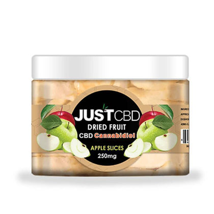 JustCBD - CBD Edible - Dried Apple Slices - 12mg-buy-CBD-online