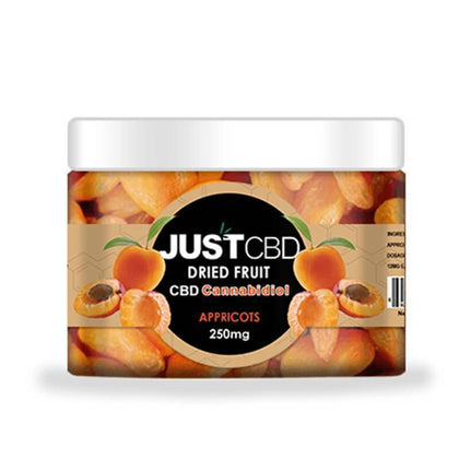 JustCBD - CBD Edible - Dried Apricots - 12mg-buy-CBD-online