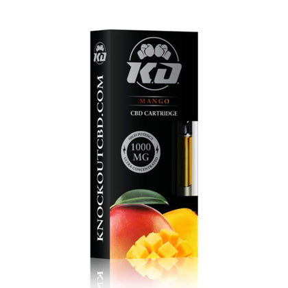 Knockout CBD- CBD Cartridge - Mango - 1000mg-buy-CBD-online