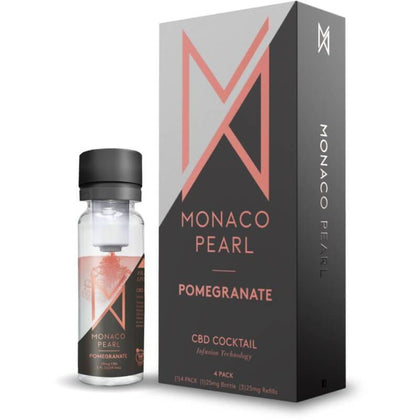 Monaco Pearl - CBD Drink - Pomegranate (4 Pack)-buy-CBD-online