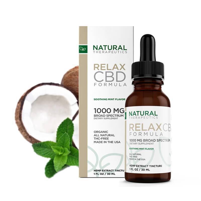 Natural Therapeutics - CBD Tincture - Relax - 1000mg