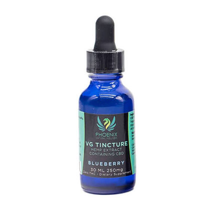Phoenix Natural Wellness - CBD Tincture - Blueberry - 250mg-1000mg-buy-CBD-online