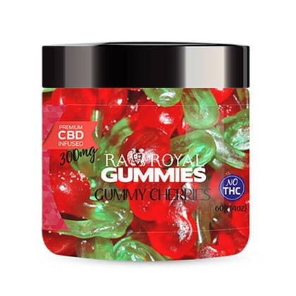 RA Royal CBD - CBD Edible - Gummy Cherries Gummies - 300mg-1200mg-buy-CBD-online