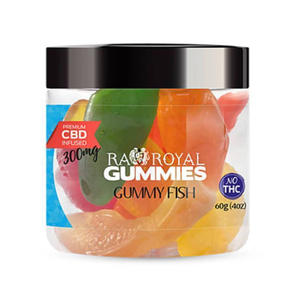 RA Royal CBD - CBD Edible - Gummy Fish Gummies - 300mg-1200mg-buy-CBD-online