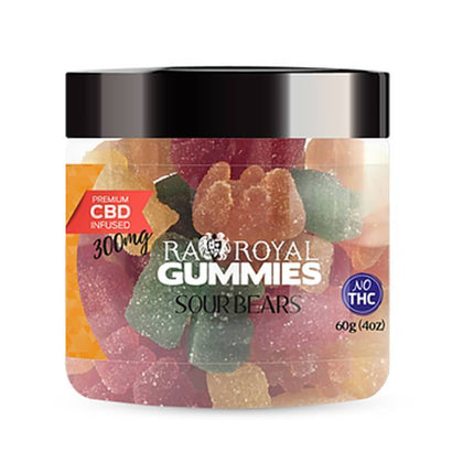 RA Royal CBD - CBD Edible - Sour Bears Gummies - 300mg-1200mg-buy-CBD-online