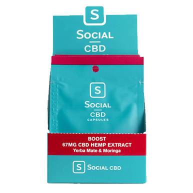 Social CBD - CBD Capsule - Boost Soft Gel 2 Pack - 33.3mg-buy-CBD-online