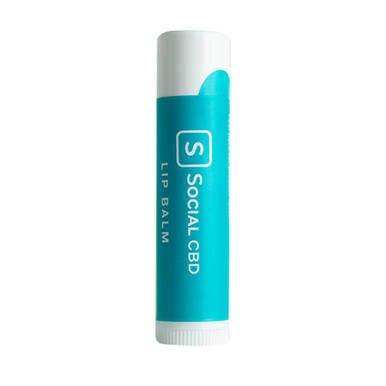 Social CBD - CBD Topical - Mint Flavored Lip Balm - 15mg-buy-CBD-online