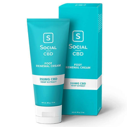 Social - CBD Topical - Foot Renewal Cream - 250mg-buy-CBD-online