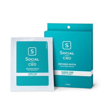 Social - CBD Topical Patch - 100mg-buy-CBD-online